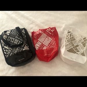 3 Lululemon bags